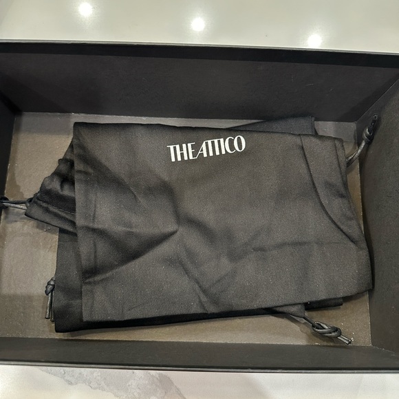 The Attico Black Embellished Heels - Picture 7 of 7